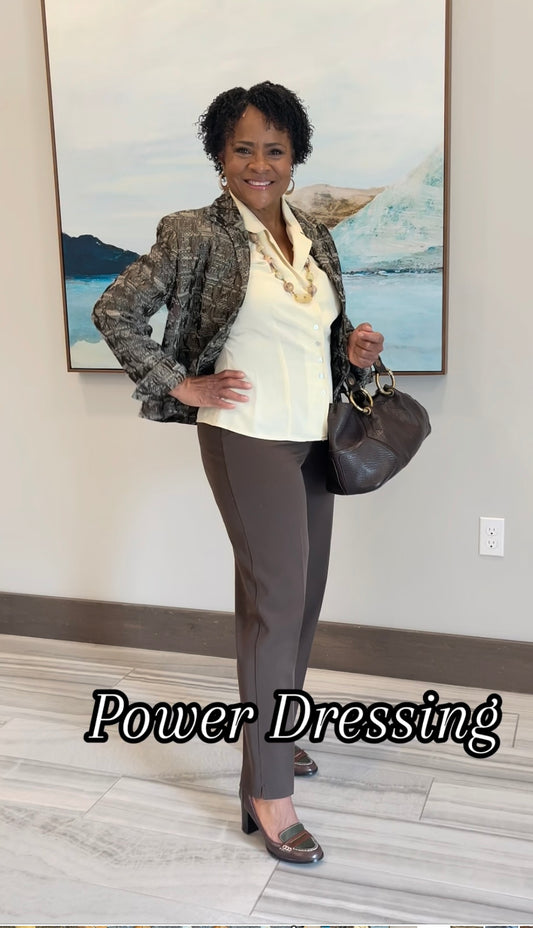 "Empower Your Presence: The Art of Power Dressing for Confidence and Influence"