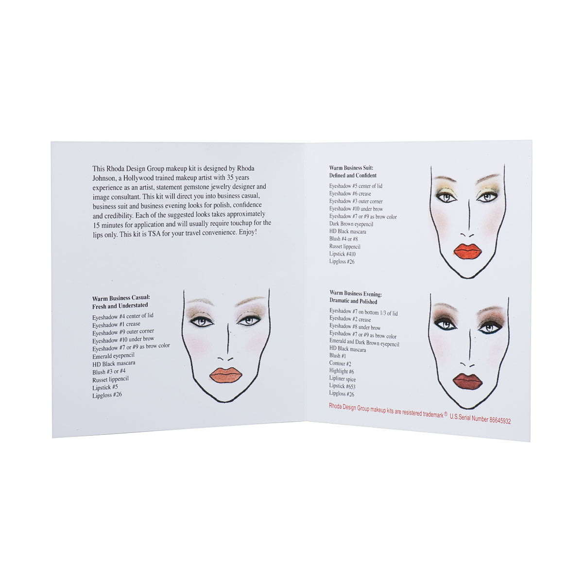 Warm Makeup Wardrobe Kit
