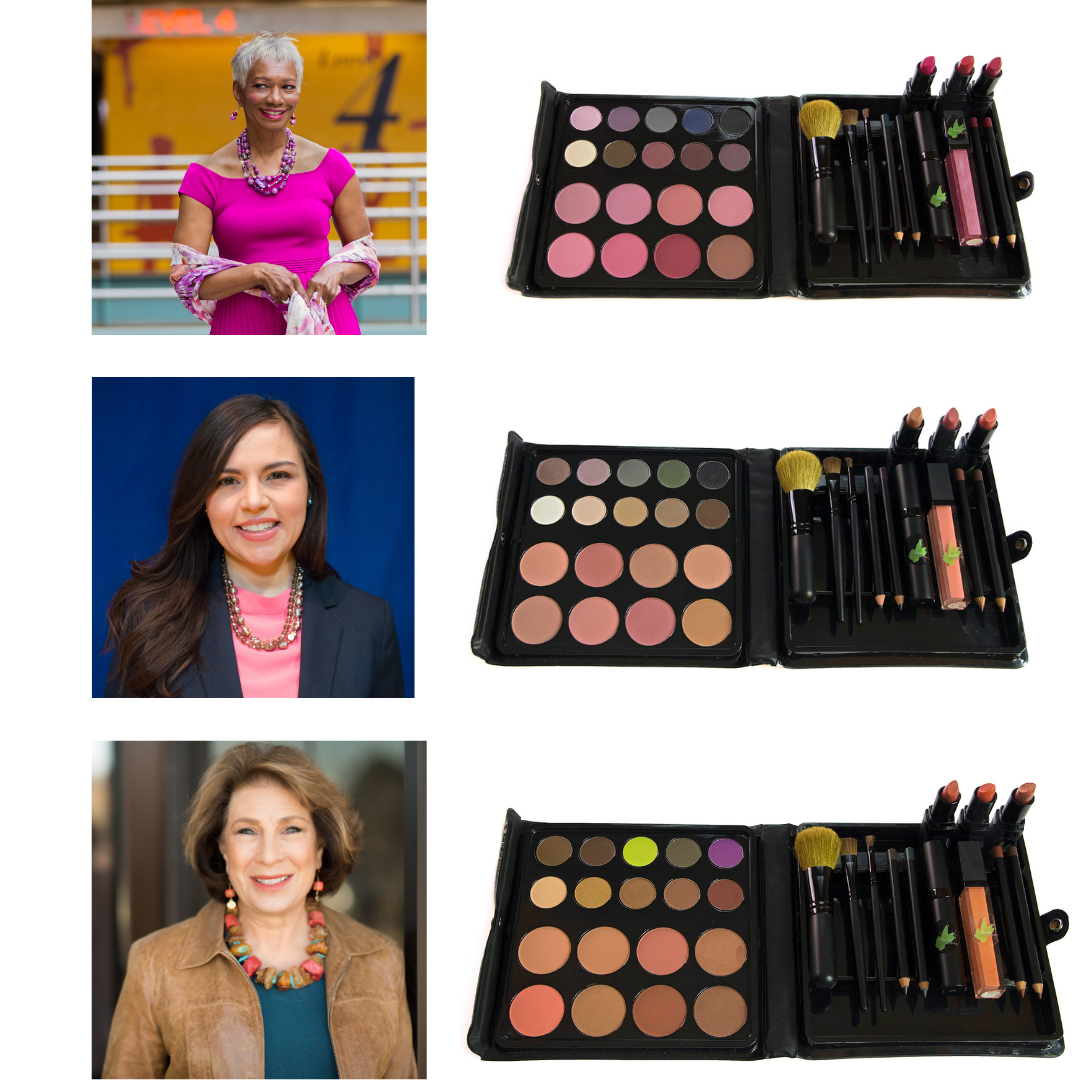 Professional Women Wearing business makeup